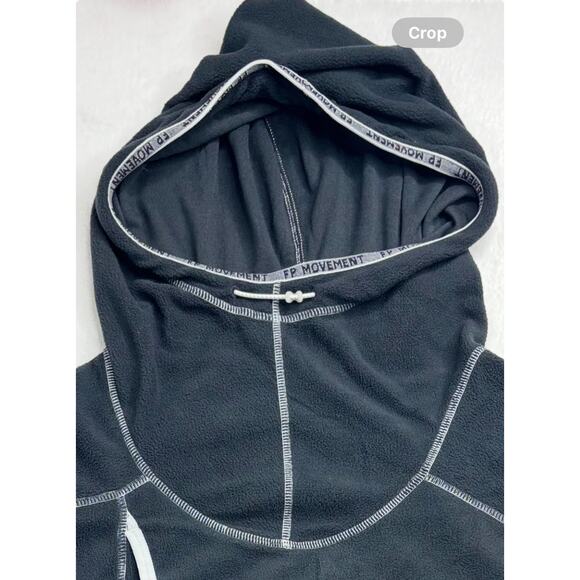 FP Movement Women’s Small Care on the Run Fleece Funnel Neck Hoodie NWTs - Picture 2 of 6